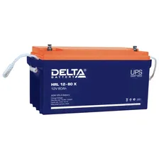 HRL 12-80 X аккумулятор 80Ач 12В Delta