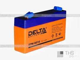 Аккумулятор DELTA 6V 1,2Ah (DTM 6012) (97х24х58)