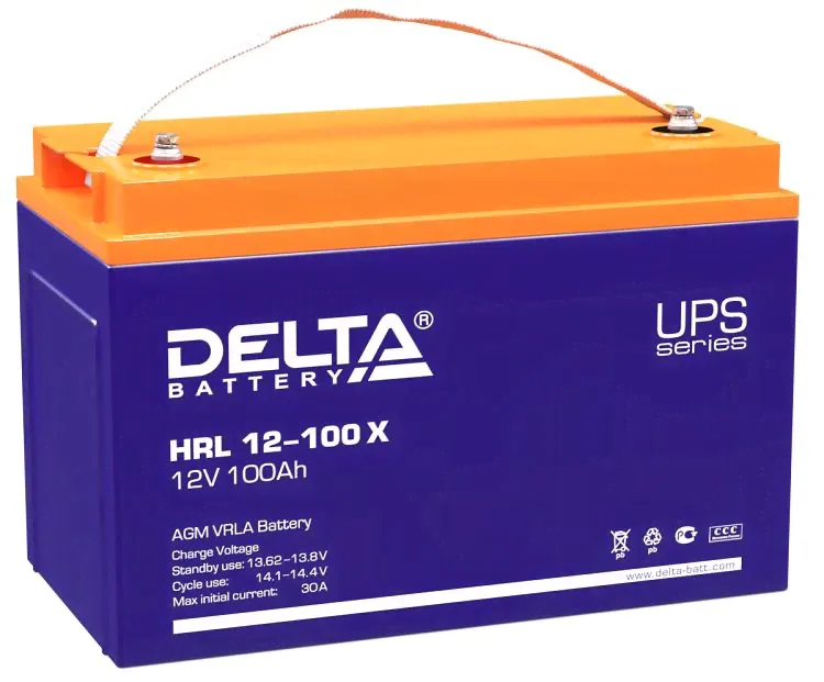 Аккумулятор DELTA HRL 12-100X 100Ач-0