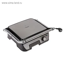 Электрогриль DELTA LUX DL-051, 2200 Вт, антипригарное покрытие, 29.5х23.5 см