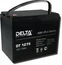Delta DT 1275, аккумулятор 12 В, 75 Ач