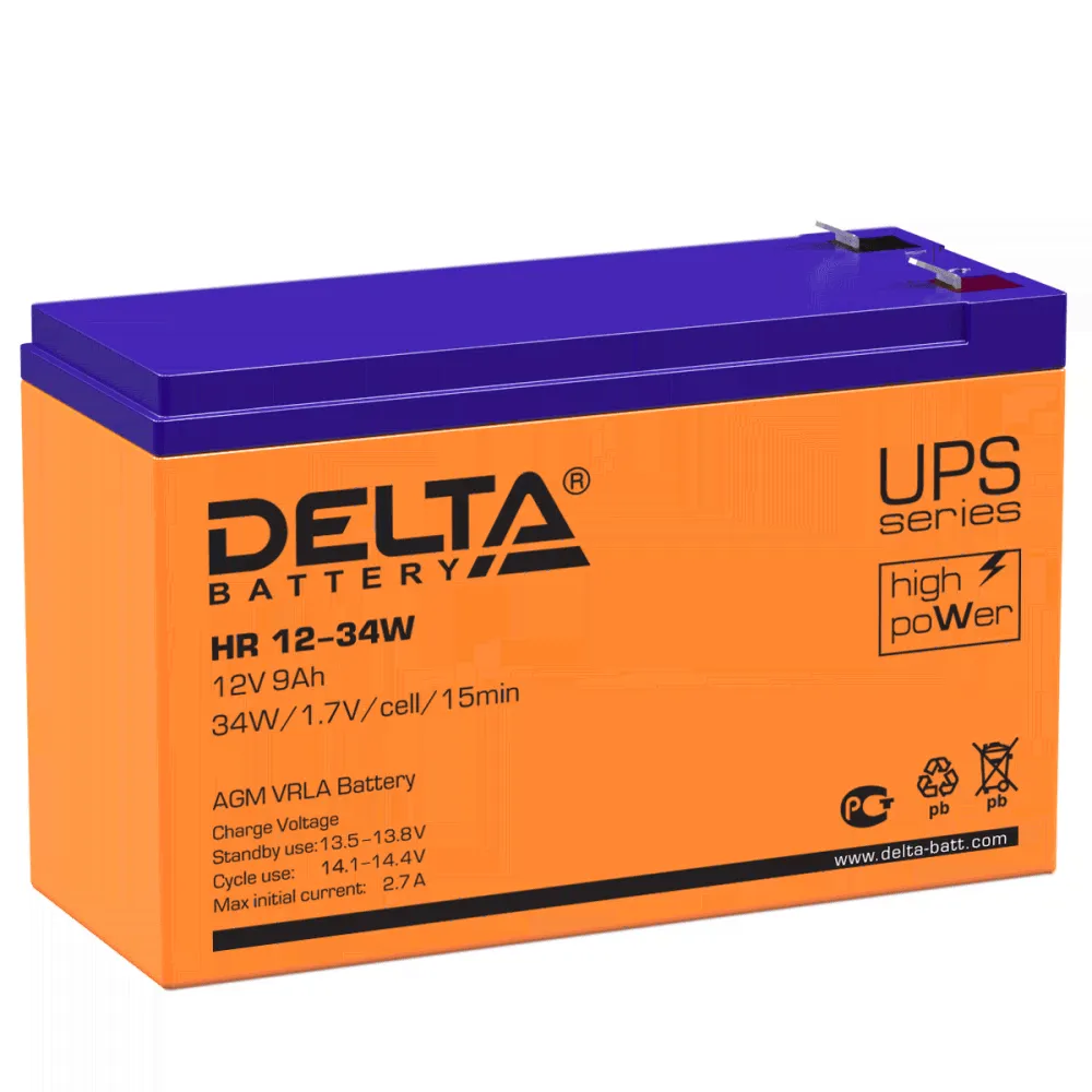 Батарея Delta HR 12-34 W-1
