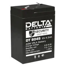 Аккумуляторная батарея 6-4,5 (6В, 4,5Ач) Delta DT 6045
