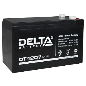 DELTA DT 1207 AGM 7А/ч о/п болт