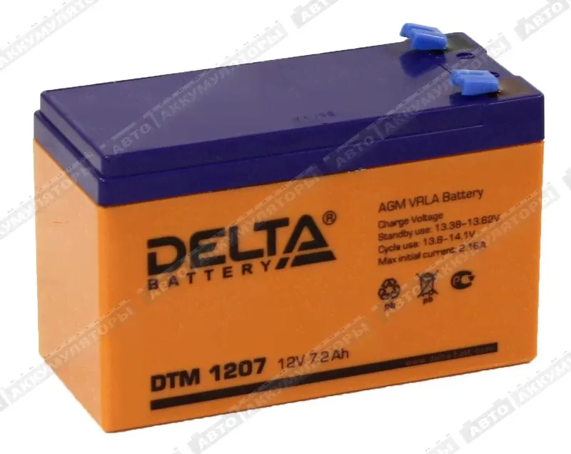 Тяговый аккумулятор Delta DTM 1207-0