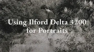 Portrait photography with Ilford delta 3200
