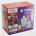 DELTA DL-7042B white-lilac blender : 600 W power, Turbo mode, mixing nozzle, whisk, chopper Блендер DELTA DL-7042B белсирен (art.: 7b064426d)