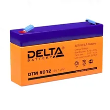 DTM 6012 Аккумулятор 6 В/1.2 Ач Delta