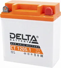 Аккумулятор DELTA CT1205.1 12V 5Ah (YB5L-B, 12N5-3B)