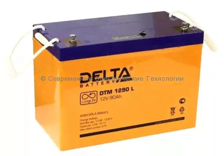 Аккумулятор DELTA 12В 90Ач (DTM 1290 L)
