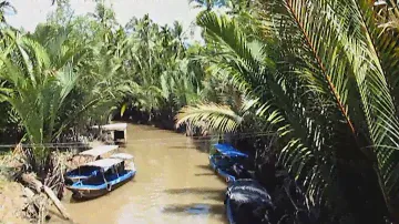 Сhannels of Mekong Delta Vietnam Каналы Дельты Меконга
